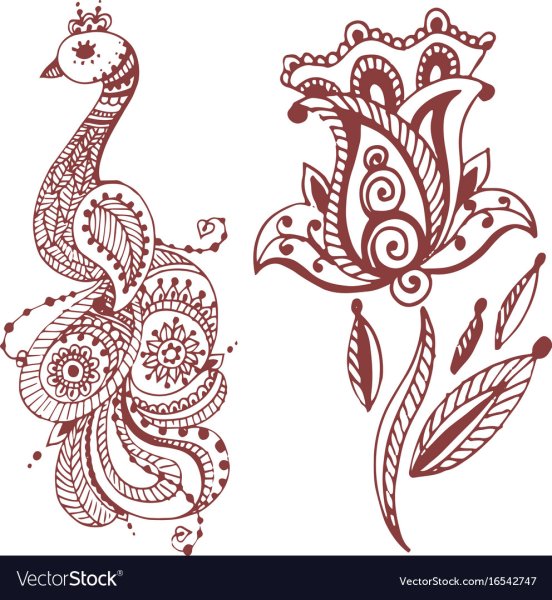 Мехенди Виноградная лоза