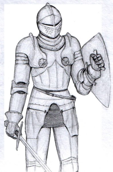 Рисование рыцарей