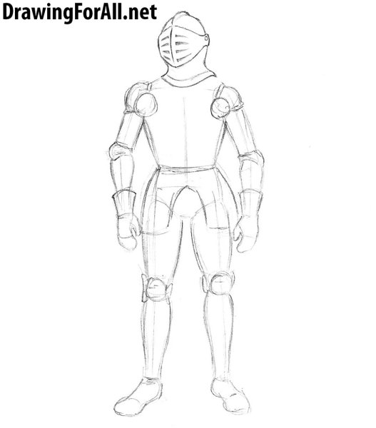 Простая для рисования броня