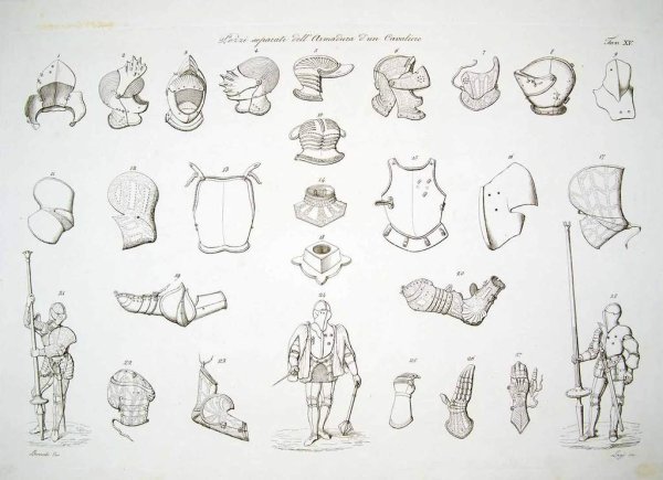 Зарисовки доспехов