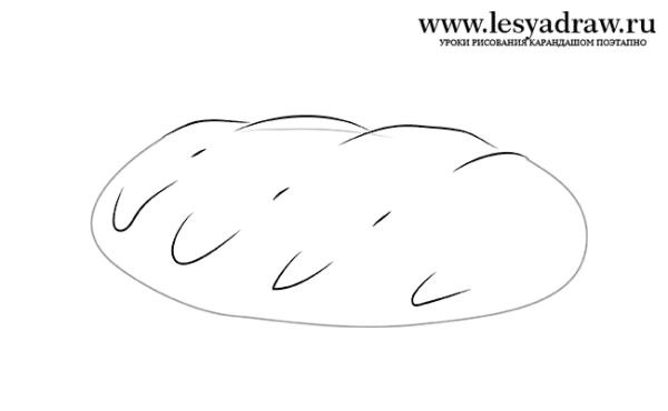 Поэтапное рисование торта для детей