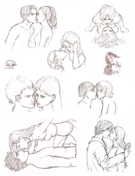 Поцелуй для рисования