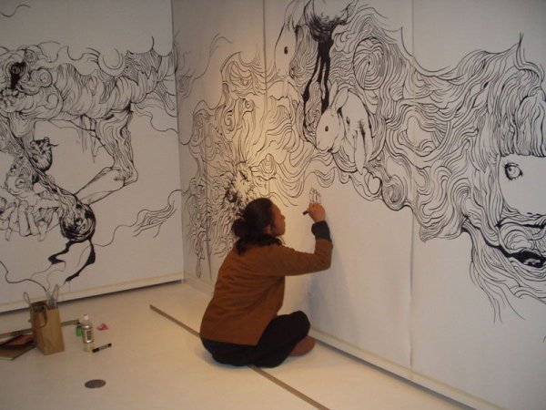 Стили рисования на стенах