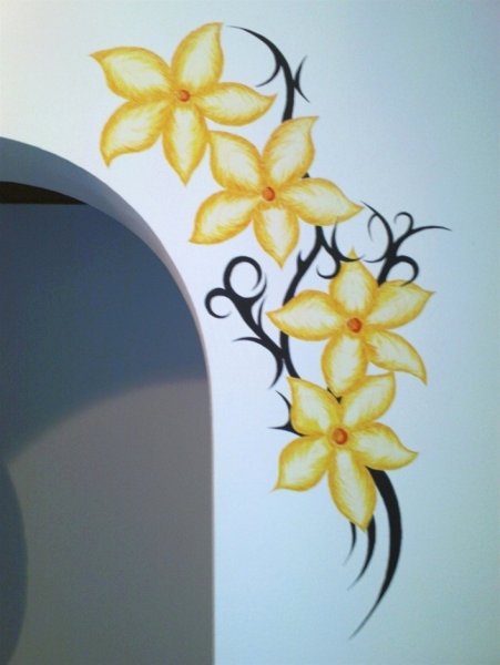 Роспись стен легкая