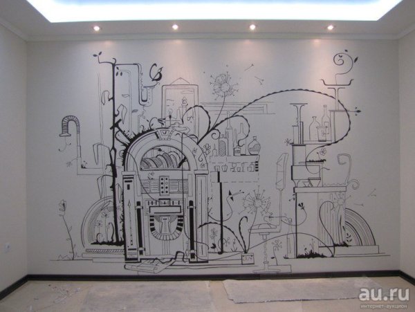 Эскиз настенной росписи