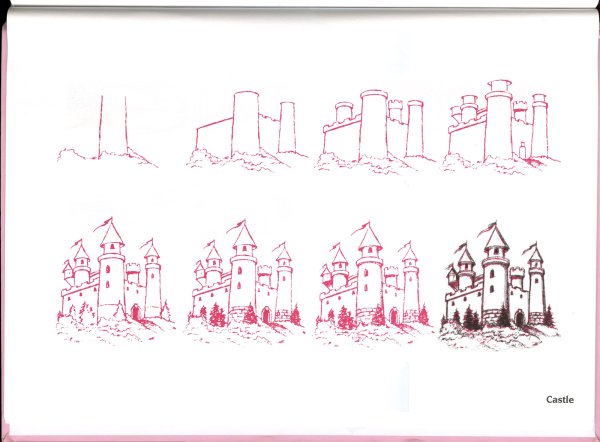 Конёк-горбунок рисунок карандашом поэтапно