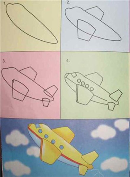 Схема рисования кошки