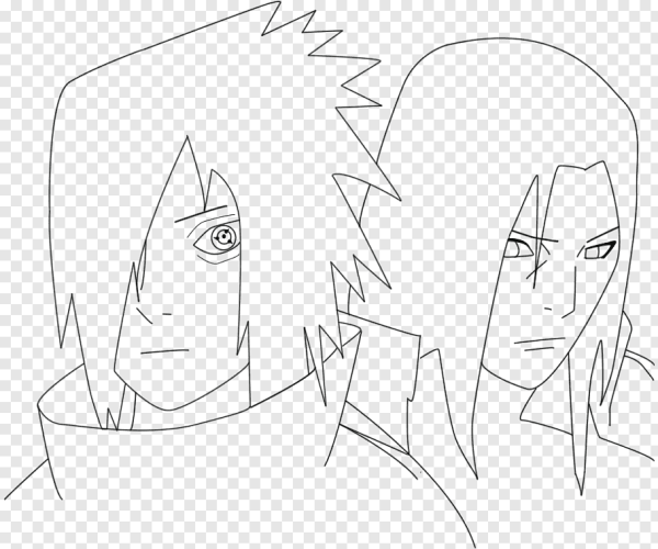 Сенджу и Учиха скетч