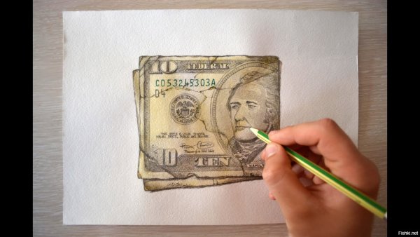 Рисование денег
