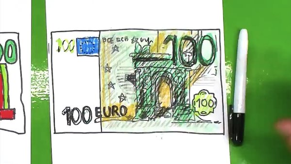 Как нарисовать деньги