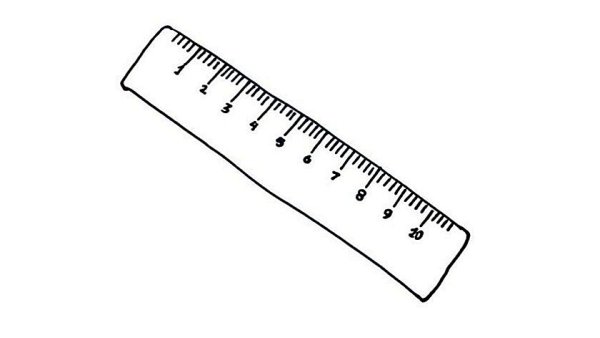 Объемный рисунок в линейку