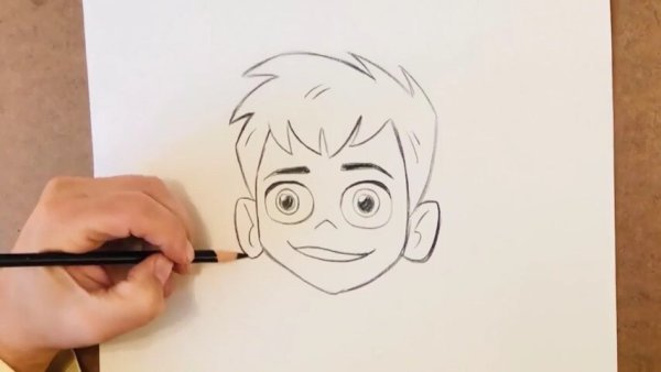Как нарисовать Бена поэтапно