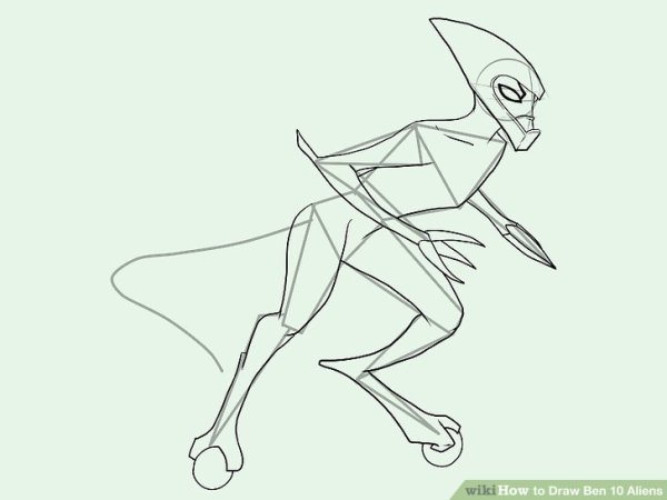 Бен 10 карандашом