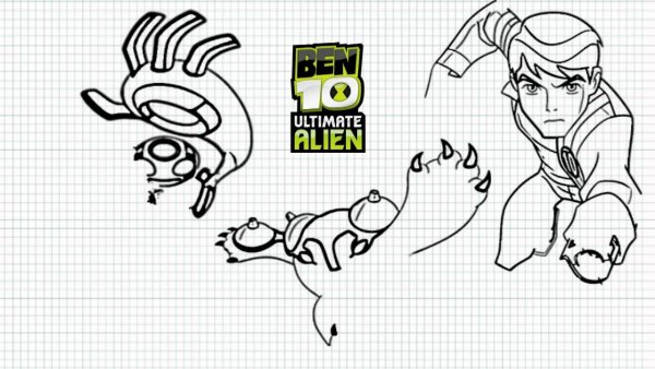 How to draw Ben 10