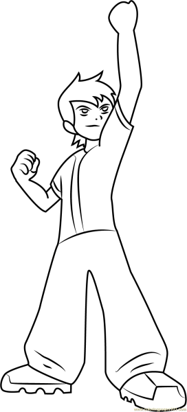 Раскраски Бен 10 инопланетная сила