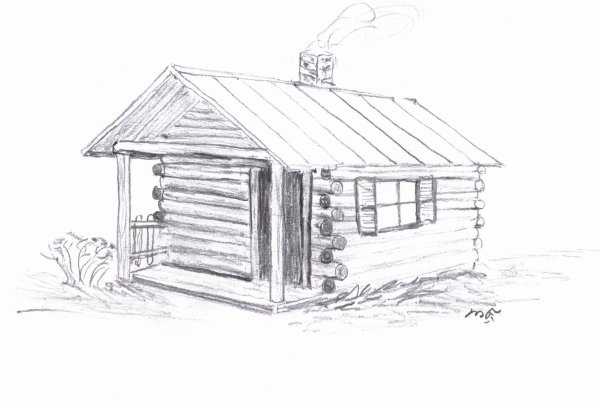 Баня карандашом