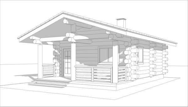 Бани из кело проекты