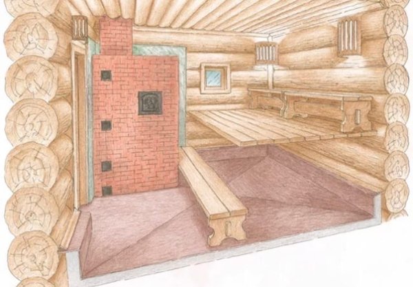 Баня карандашом