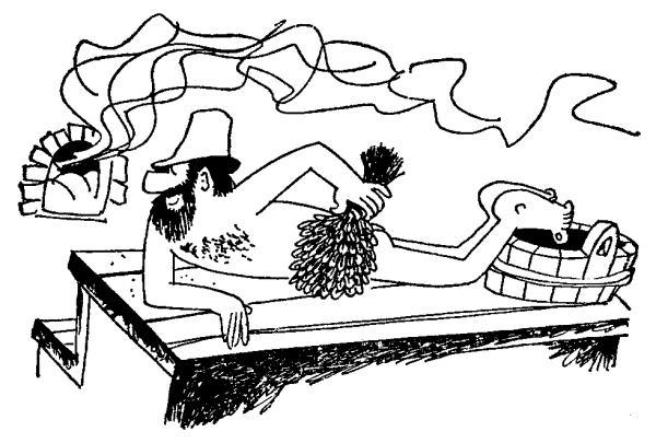 Русская баня карикатура