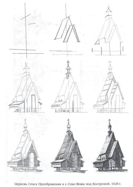 Поэтапное рисование архитектуры