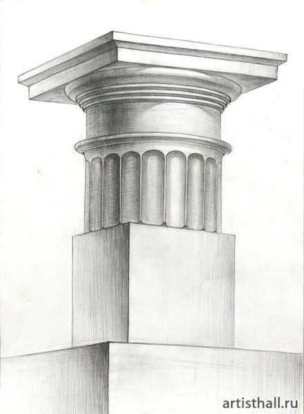 Капитель с дорийским ордером