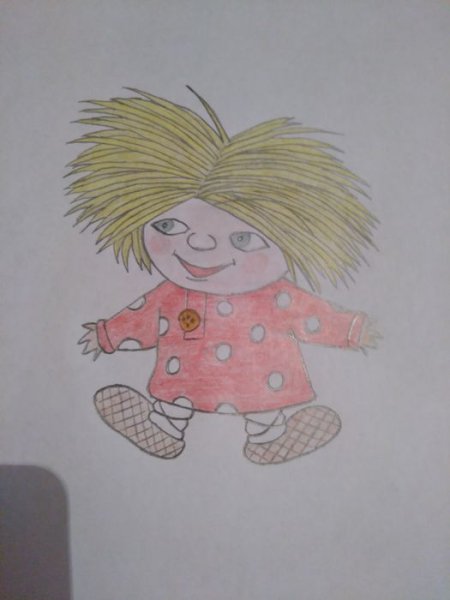 Домовёнок Кузя рисуунок