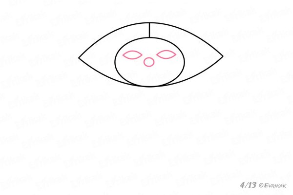 Поэтапное рисование домовенка Кузи