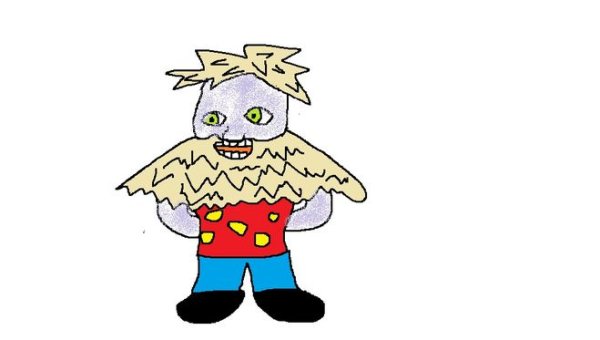 Домовенок Кузя для срисовки