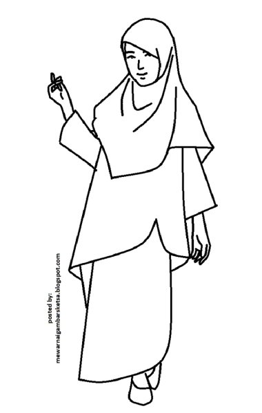Раскраски для девочек мусульманок