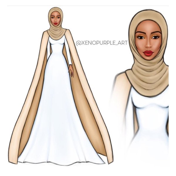 Аниме в хиджабе