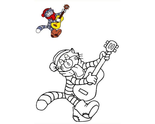 Герои Простоквашино кот Матроскин