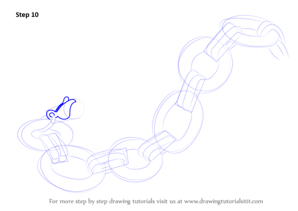 Поэтапное рисование браслета