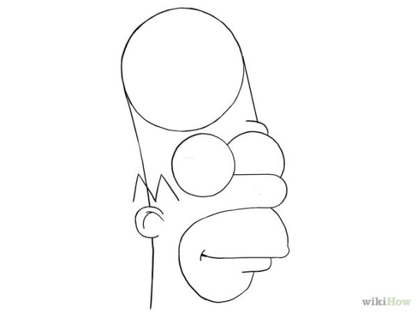 Голова Гомера Симпсона гипс