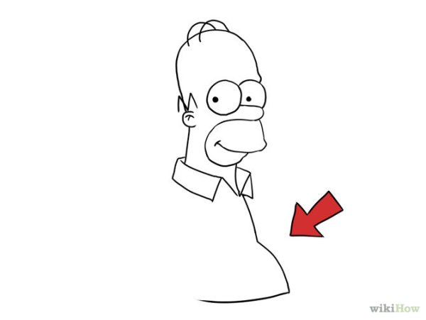 Рисунок Гомера Симпсона