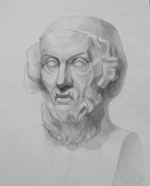 Поэтапное рисование Гомера Симпсона