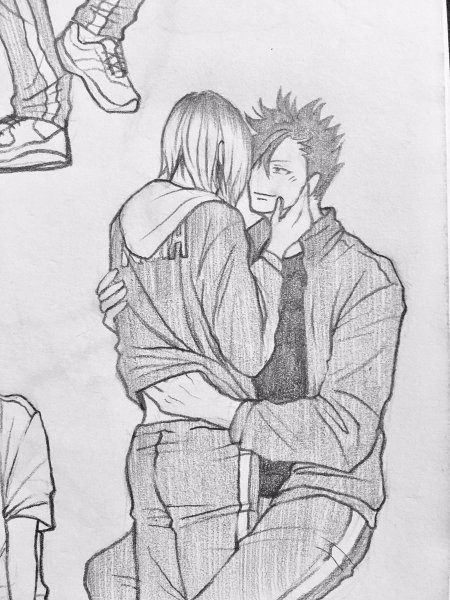 Кенма рисунок карандашом