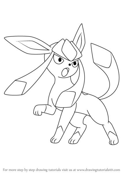 Покемон эспеон раскраска