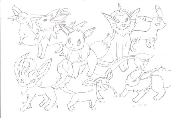 Иви покемон референс