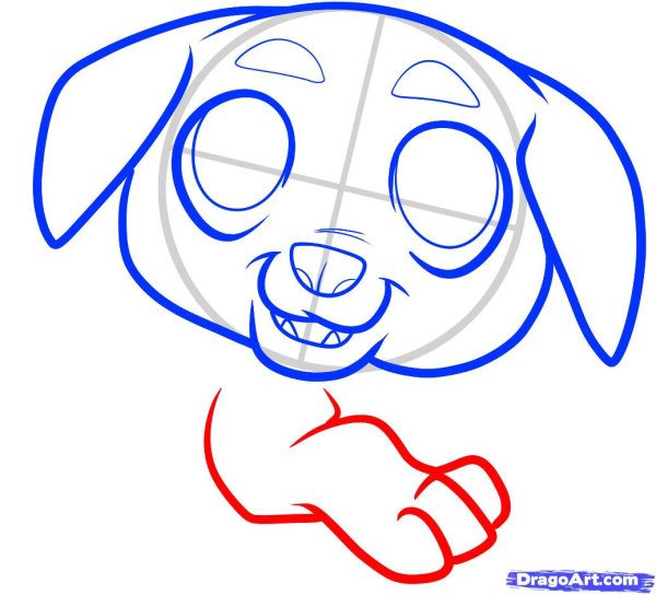 Рисовать щенка из амонг АС