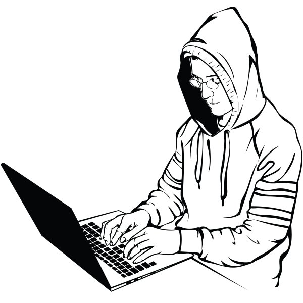 Нарисовать хакера