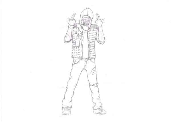 Рисовать хакера