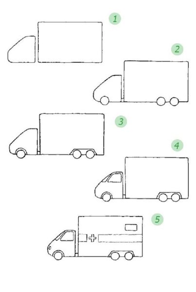 Схема рисования машины