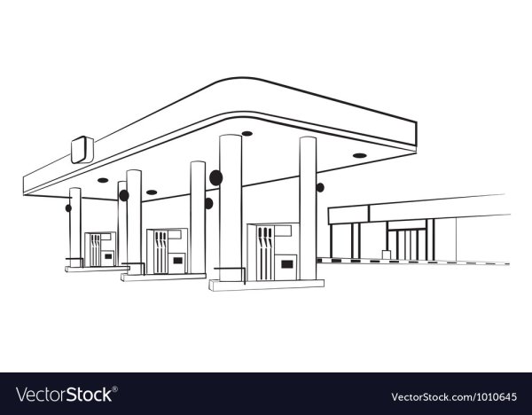 Раскраска АЗС