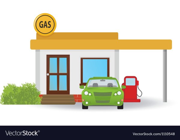 Автозаправка рисунок для детей