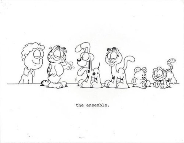 Гарфилд в полный рост выкройка