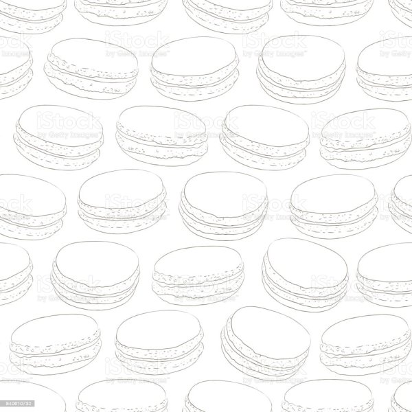 Эскизы макаронс