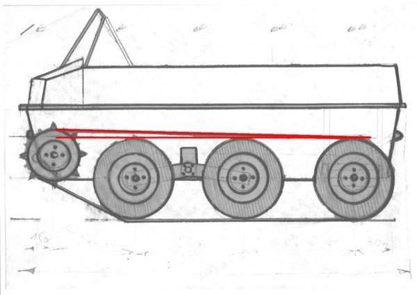Гусеничный вездеход Юкон чертежи