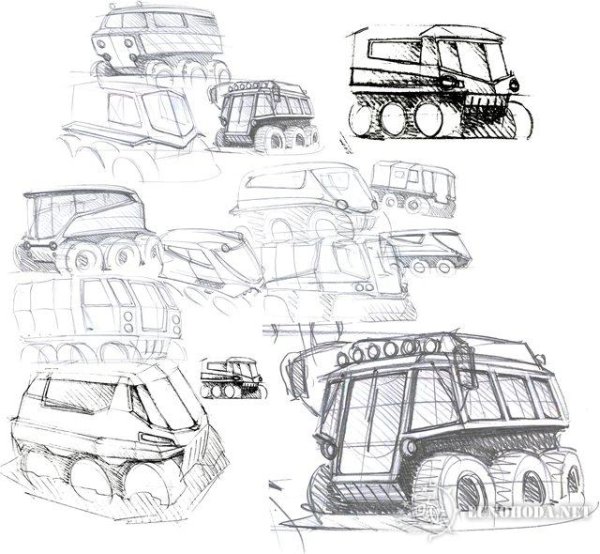 Вездеход рисунок