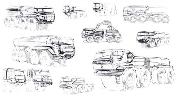 КАМАЗ-6355 8х8 «Арктика» чертежи