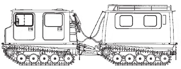 BV 206 (Bandvagn 206) чертежи